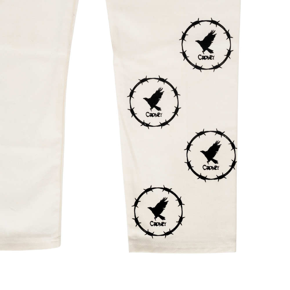 CALÇA CARGO - LOGO/MASCOT OFF-WHITE