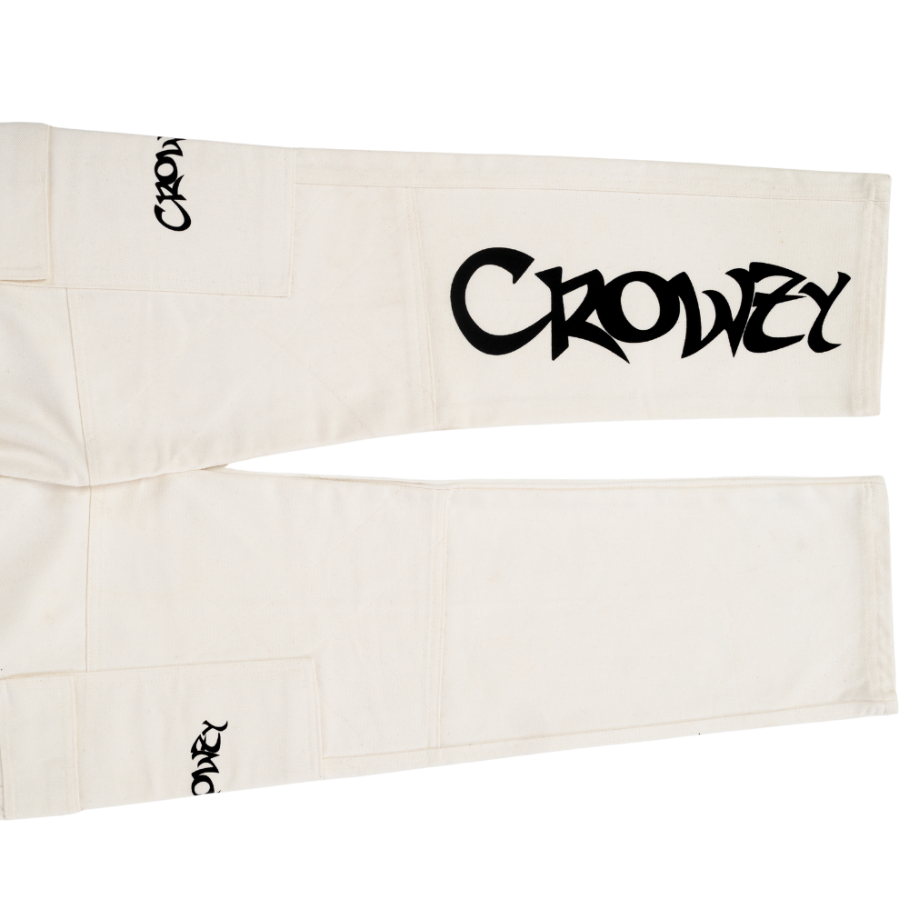 CALÇA CARGO - LOGO/MASCOT OFF-WHITE