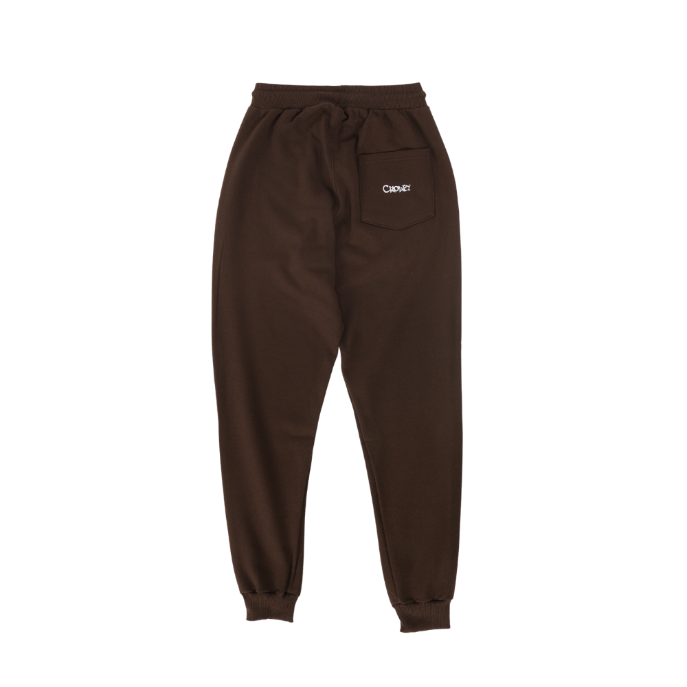 CALÇA MOLETOM - SQUEEZY LOGO MARROM