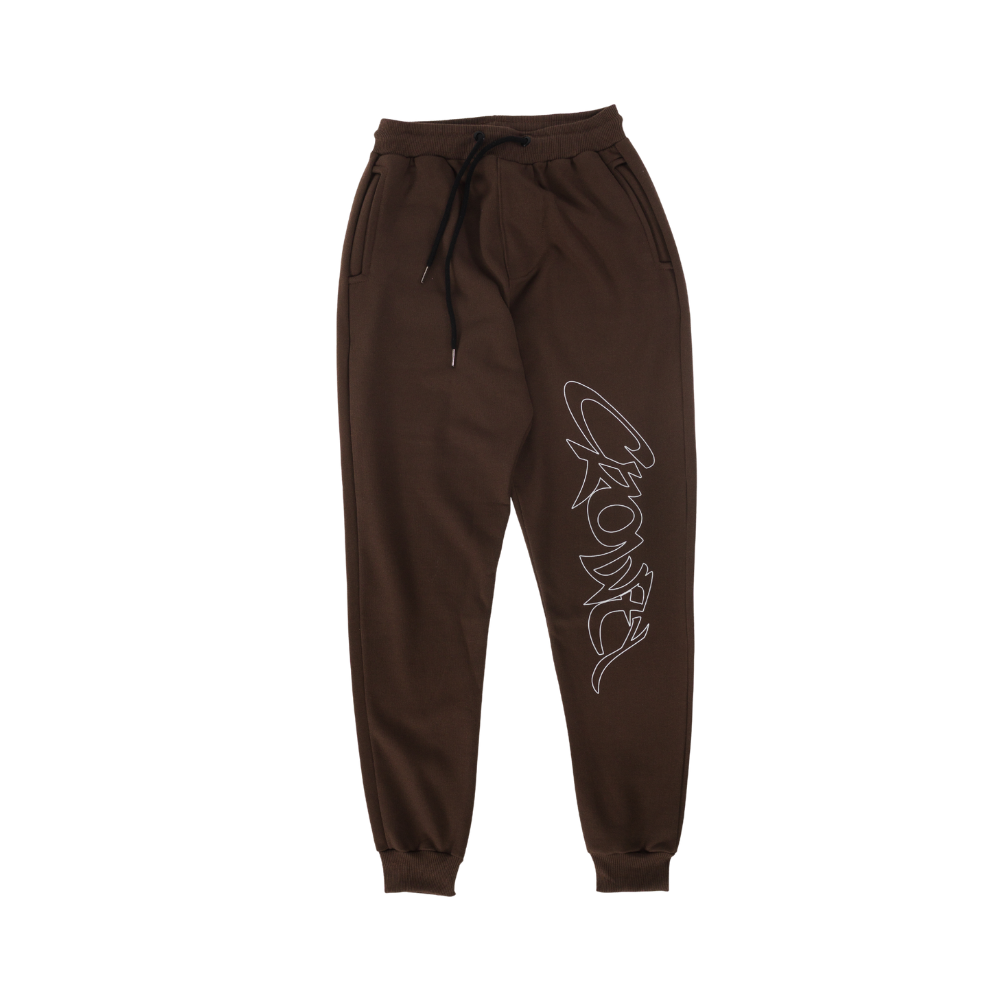 CALÇA MOLETOM - SQUEEZY LOGO MARROM