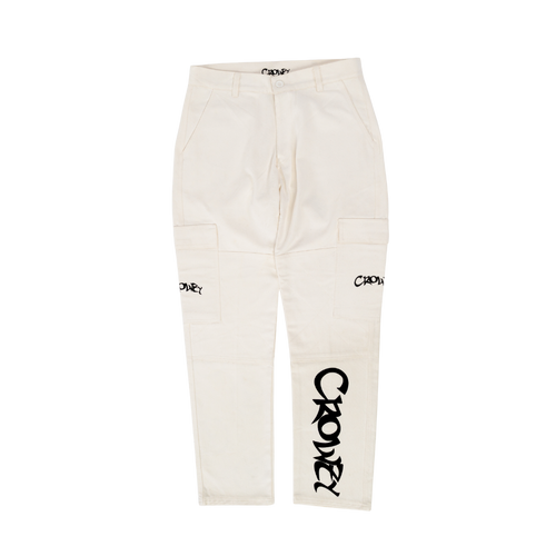 CALÇA CARGO - LOGO/MASCOT OFF-WHITE