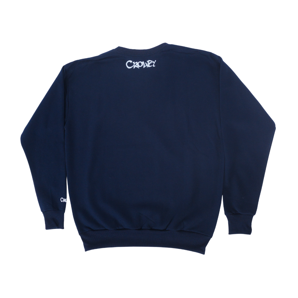 MOLETOM SQUEEZY LOGO - AZUL MARINHO