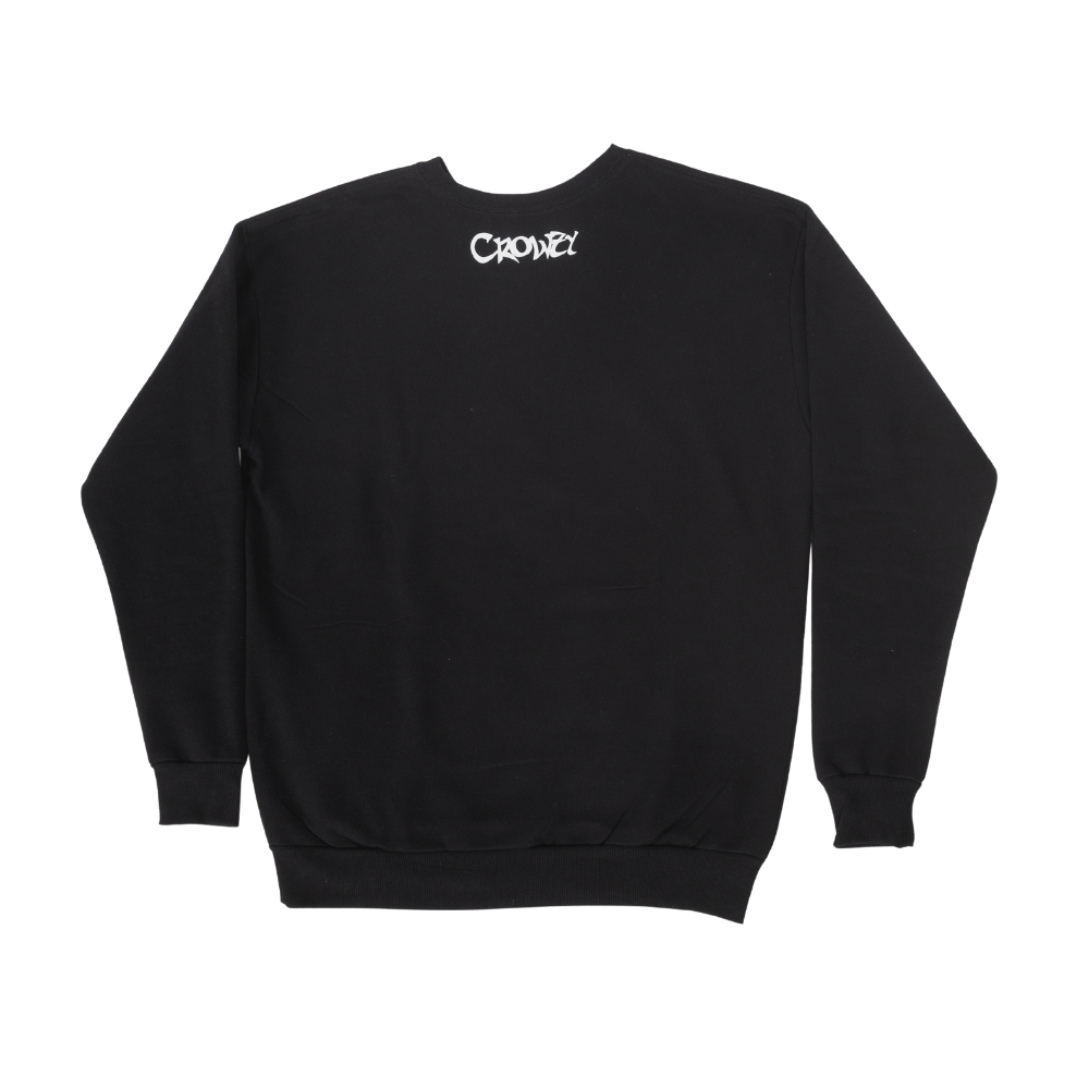 MOLETOM TEAM CROWZY - PRETO